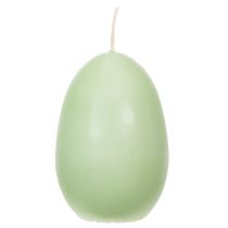 Artikel Påskelys, æggeformede, grønne, 9 cm, 20 timer, 6 stk.
