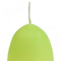 Påskelys æggeform, æggelys påskelime Ø4,5cm H6cm 6stk