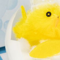Artikel Påskekylling i Æggeskal med Badekar – Dekoration, 9 cm