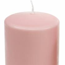 Artikel PURE søjlelys 130/70 pink dekorativt lys bæredygtig naturlig voks
