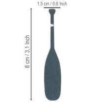 Artikel Miniature padledekoration til maritim indretning, 8 cm, 18 stk.