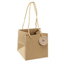 Artikel Papir urtepotte plantepose folie natur 10,5cm 10 stk