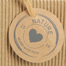 Artikel Papir urtepotte plantepose folie natur 10,5cm 10 stk