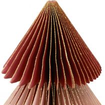 Artikel Papir juletræ Papir juletræ Bordeaux H30cm