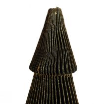 Papir juletræ Papir juletræ Sort H60cm