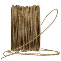 Artikel Papir wire craft wire wire viklet brun Ø2mm 100m