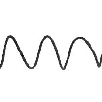 Artikel Papirsnor tråd omviklet Ø2mm 100m sort