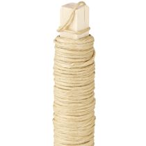 Artikel Papir ledning tråd omviklet Ø0,8mm 22m natur