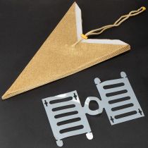 Artikel Julestjernelys, papirstjernedekoration, festligt, elegant design