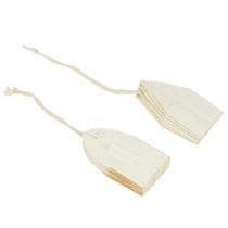 Artikel Papirstjerner, julepynt, juletræspynt, hvid og guld, 15 cm, 6 stk.