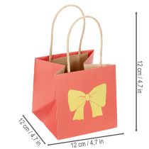 Artikel Gaveposepapir med båndmotiv 12 cm 8 stk.