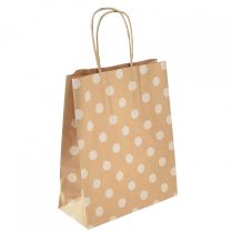 Artikel Gaveposer papirbæreposer prikker 18×22cm 50 stk