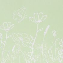 Artikel Gavepose med blomsterdesign, lille gavepose til særlige lejligheder, 12 cm, 12 stk.