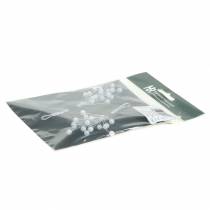 Artikel Perlegren hvid L18cm 2 stk