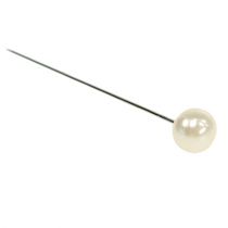 Artikel Perlehovedstifter champagne Ø8mm L65mm 55 stk