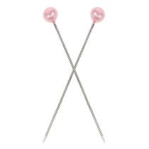 Artikel Perlehovedstifter pink Ø4mm 4cm 150p