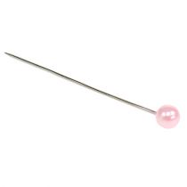 Perlehovedstifter pink Ø4mm 4cm 150p