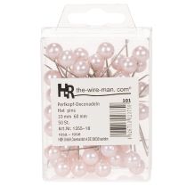 Artikel Pearl Head Pins Pink Ø10mm 60mm