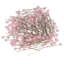 Artikel Perlehovednåle lyserøde Ø4mm 4cm 150 stk