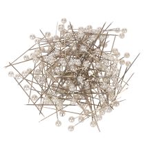 Artikel Hvide perlehovednåle, Ø4 mm, 40 mm