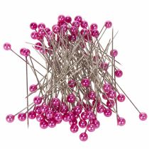 Artikel Perlehoved nåle Ø6mm 65mm pink