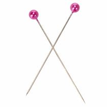 Artikel Perlehoved nåle Ø6mm 65mm pink
