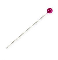 Artikel Perlehoved nåle Ø6mm 65mm pink