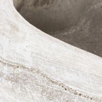 Artikel Dekorativ hjerteformet skål, grå; lille hjerteformet plantekasse, 19 cm