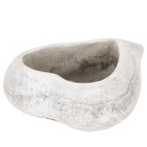Artikel Dekorativ hjerteformet skål, grå; lille hjerteformet plantekasse, 19 cm