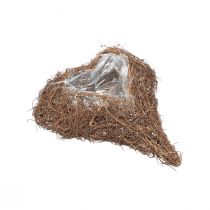 Plantehjerte vinstokke hjerte planteskål naturlig Salim 21×20,5×6cm