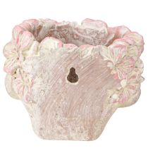 Artikel Plantehoved urtepotte til ophængning af betonlook pink H13cm