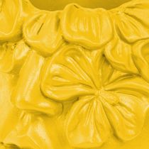 Artikel Plantehoved buste polyresin plantekasse gul 13,5×13×14cm
