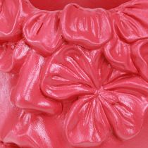Artikel Plantehoved Polyresin Bust Planter Pink 13,5×13×14cm
