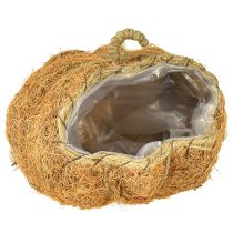 Artikel Plantekurv græskar efterårsdekoration orange Ø22cm H17cm
