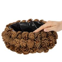 Artikel Rund kogleplanteskål, 30 cm