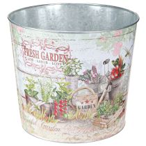 Artikel Plantepotte urtepotte rund metal Fresh Garden H21cm