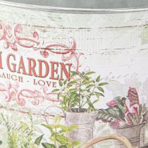 Artikel Plantepotte urtepotte rund metal Fresh Garden H21cm