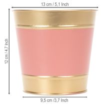 Artikel Metal urtepotte, Ø13 cm H12 cm, 4 stk.