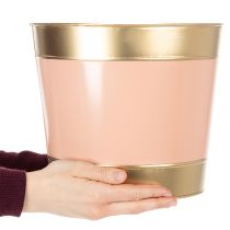 Artikel Metal urtepotte/blomsterkrukke, Ø26cm H22cm, 4 stk.