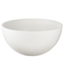 Artikel Blomsterpotte plast rund skål hvid Ø25cm H12cm