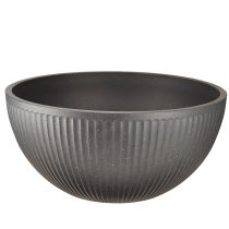 Artikel Plantepotte skål plast antracit Ø40cm H18,5cm