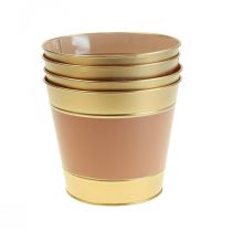 Artikel Plantekar urtepotte metal cachepotte Ø17cm H14,5cm 4stk