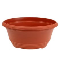 Planteskål af plast Ø27cm terracotta, 1 stk