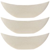 Artikel Plantebåd planteskål beige meleret L38,5cm 3stk