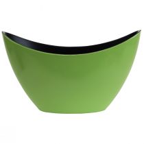 Artikel Plantebåd grøn dekorativ skål oval 20cmx9cmx12cm