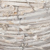 Artikel Tekop lavet af naturmateriale med rustik charme til eksklusiv indendørs dekoration 13 cm