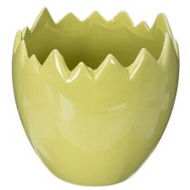 Artikel Påskeæg-motiv urtepotte til stilfuld forårsdekoration i dit hjem, 10 cm, 3 stk.