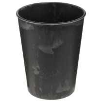Artikel Plantepotte plast antracit Ø13cm H16,5cm 4stk
