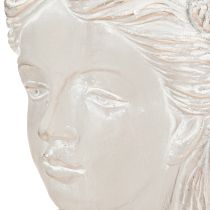 Artikel Plantepotte skulptur kvinde støbt sten antik look 21×17,5×33,5cm