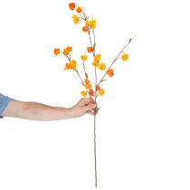 Artikel Kunstig kinesisk lanterneplante, Physalis-gren med blomster, 95 cm